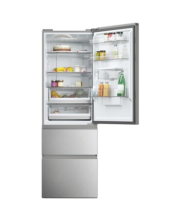 Haier Combi 3DR Series 5 HTW5618EWMG 180cm WTD Refrigerator Inox + Install