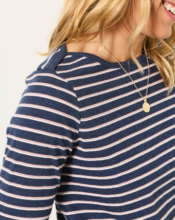 Fatface Breton Lurex Top