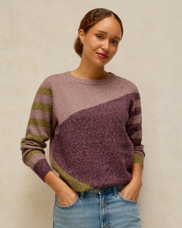 White Stuff Talia Nep Abstract Jumper