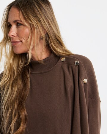 Mocha Soft Touch Cape Top