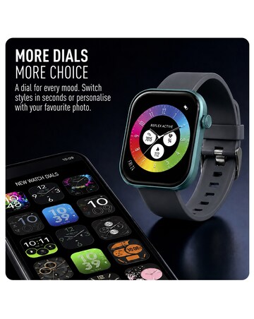 Reflex Active Spectre Silicone Strap Smart Watch - Cool Grey