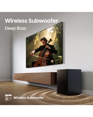 Hisense HS3100S 3.1ch 480W Soundbar with DTS Virtual X and Wireless Subwoofer