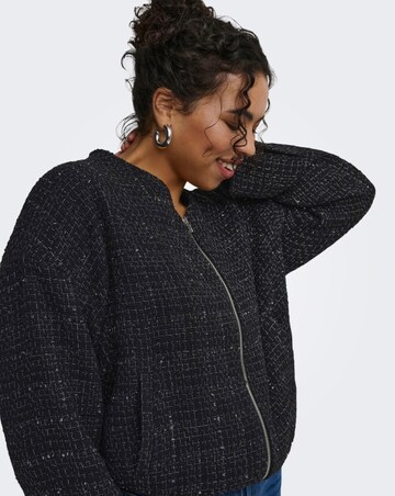 ONLY BOUCLE GLITTER BOMBER