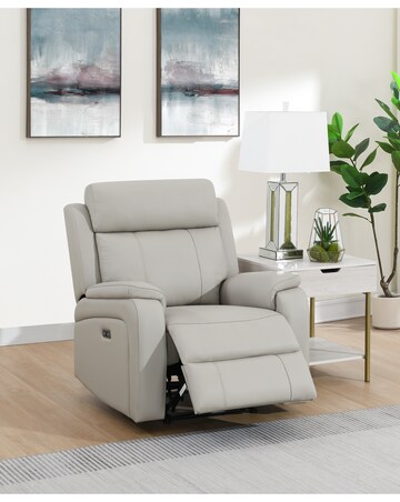 Prescott Leather Power Recliner Armchair