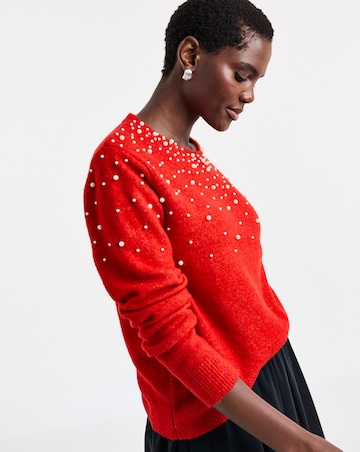 Pearl Neckline Jumper