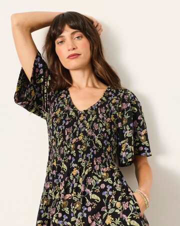 Fatface Emma Floral Jersey Dress