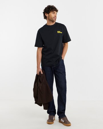 Only & Sons Pulp Fiction Back Print T-Shirt - Black
