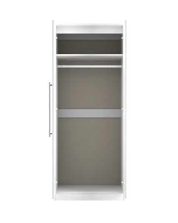 Osprey Ready Assembled 2 Door Mirrored Wardrobe - Kids