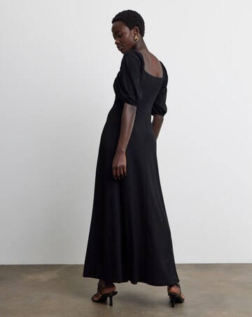 Joanna Hope Contrast Lace Midi Dress