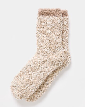 Pretty Secrets (2 Pair Pack) Popcorn Cosy Bed Socks