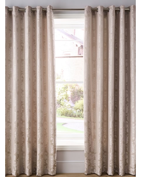 Catherine Lansfield Damask Jacquard Curtains