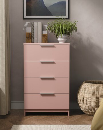 Humber Ready Assembled 4 Drawer Midi Chest - Kids