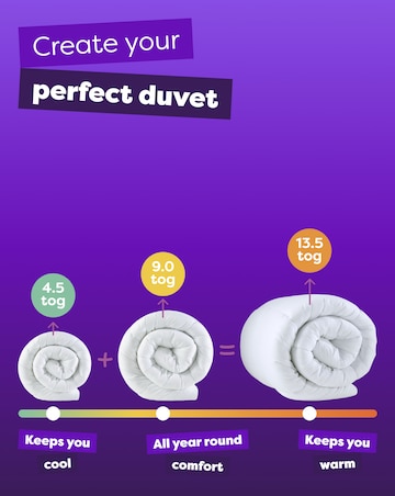 Slumberdown All Seasons Feels Like Down 13.5 Tog Duvet
