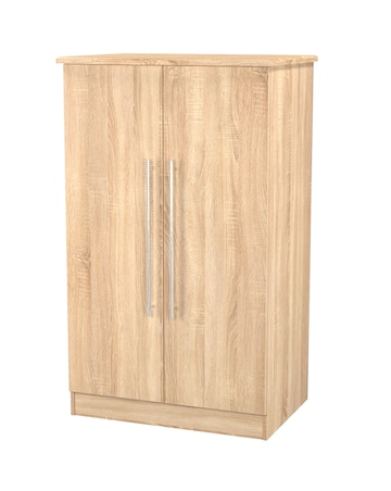 Osprey Ready Assembled 2 Door Midi Wardrobe - Kids