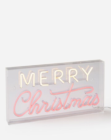 Merry Christmas Neon Sign