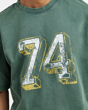 Only & Sons Dunham Washed Loose Fit T-Shirt - Pine Green