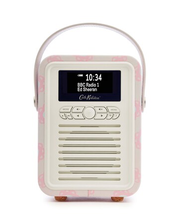 VQ Cath Kidston Lace Hearts Retro Mini DAB Radio