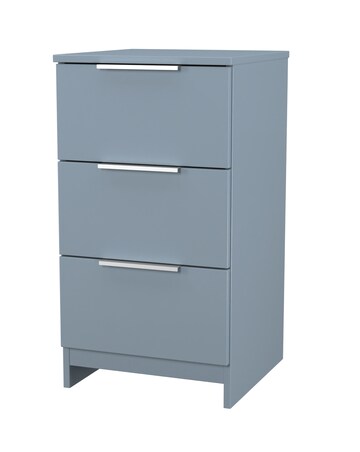 Humber Ready Assembled 3 Drawer Bedside - Kids