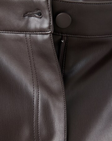 Mango Connie Faux Leather Flared Trouser
