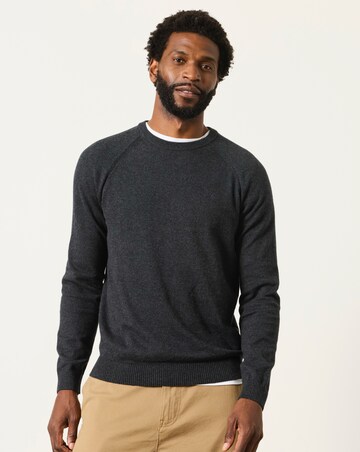 FatFace Rye Crew Neck - Charcoal Grey