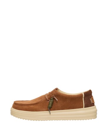 HeyDude Rev Suede Slip On Shoe - Brown