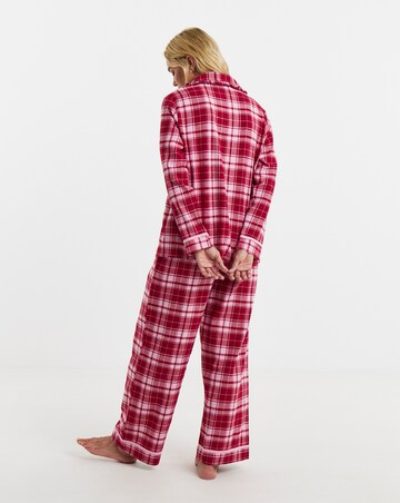 Pretty Secrets Check Button Through Pyjama Set Mini Me - Womens