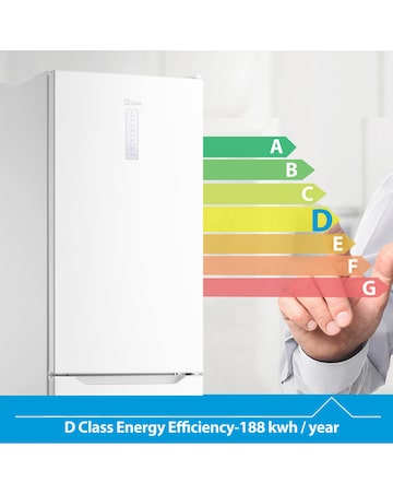 Midea Fridge Freezer - White