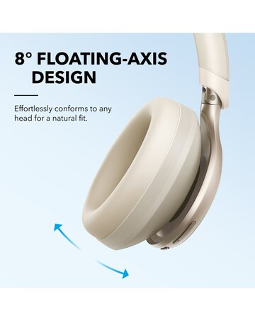 Soundcore Space One Noise Cancelling Over-Ear Headphones - White