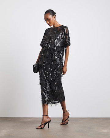 Joanna Hope Tassle Sequin Top