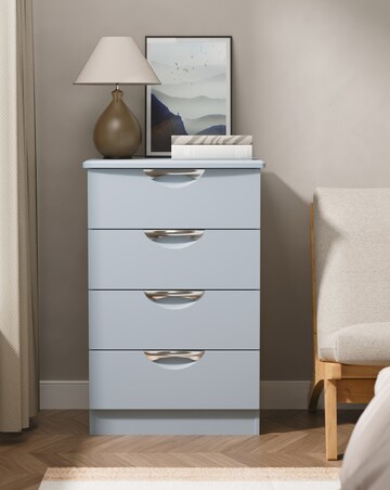 Haydn Ready Assembled 4 Drawer Midi Chest - Kids
