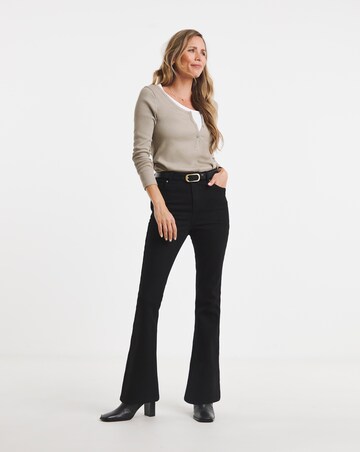 Black Authentic Flare Jeans