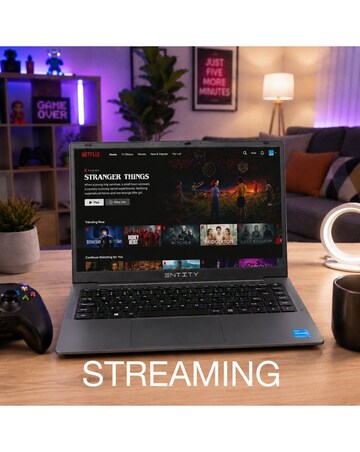 Entity Era 14in Celeron N4500 4GB 128GB Windows 11 Laptop - Space Grey