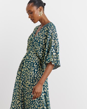 Joanna Hope Metallic Animal Dress