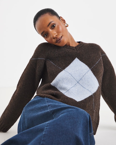 Diamond Argyle Jumper