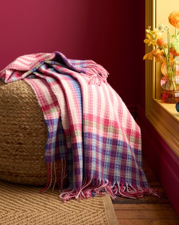 Sophie Robinson Darling Waffle Check Throw