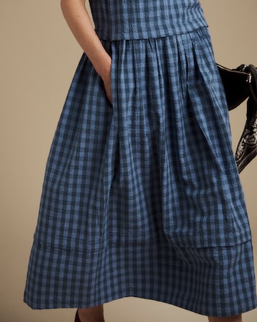 Julipa Gathered Neck Midi Dress