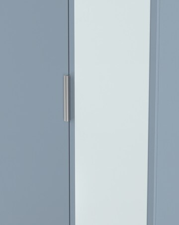 Humber Ready Assembled 2 Door Mirrored Wardrobe - Kids