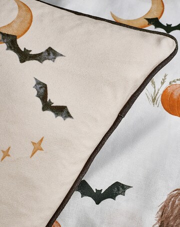 Catherine Lansfield Halloween Highland Cow Cushion