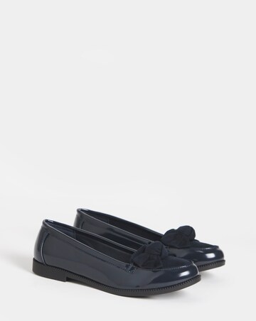 Kinzie Bow Detail Flat Shoes - Wide Fit (E)