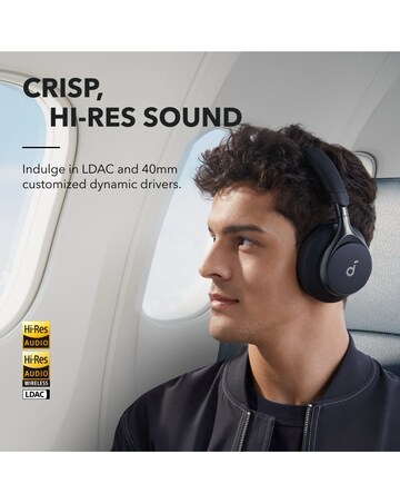 Soundcore Space One Noise Cancelling Over-Ear Headphones - Black
