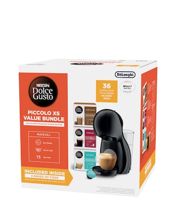 De'Longhi NESCAFE Dolce Gusto Piccolo XS Manual Coffee Machine by DeLonghi