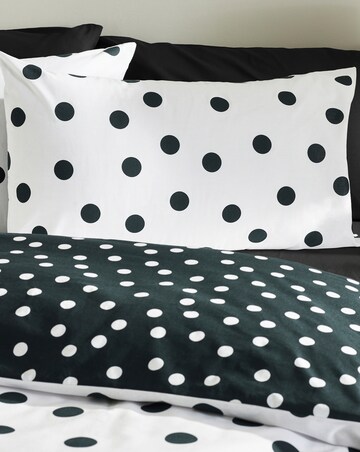 Catherine Lansfield Polka Dot Duvet Cover Set