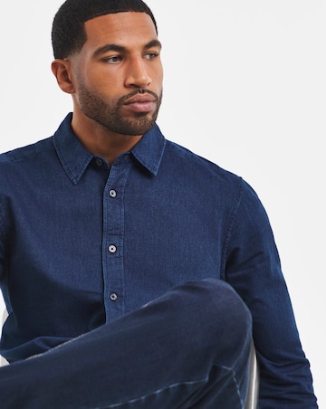 Only & Sons Thame Indigo Shirt - Denim Blue