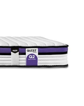 Jay-Be Quest Q3 Hybrid Pocket Sprung Responsibly Made Kids Mattress - Single