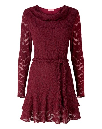 Joe Browns Belted Lace Tunic Top With Frill Skirt Detail