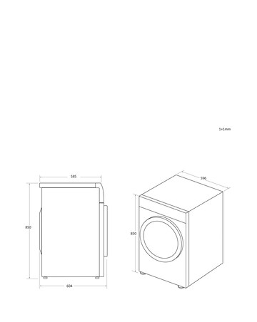 Hoover H-DRY 350 HRE H9A3TBE-80/N WiFi 9kg Heat Pump Tumble Dryer White +Install