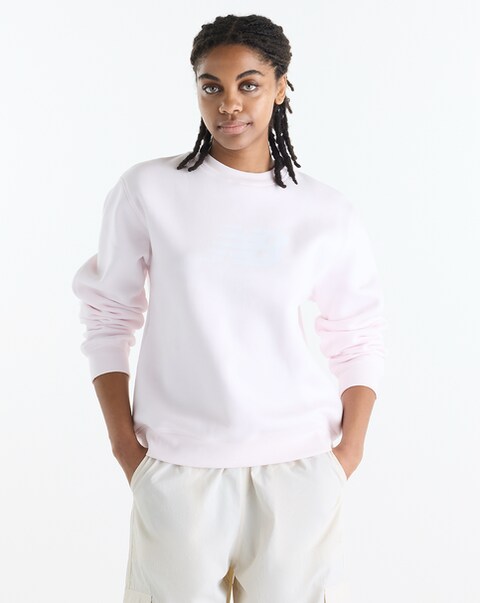 New Balance Fleece Logo Crew Neck Sweatshirt