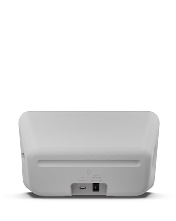Sharp 4in1 Qi2 Wireless Docking Station with Bluetooth Speaker Cloud Grey