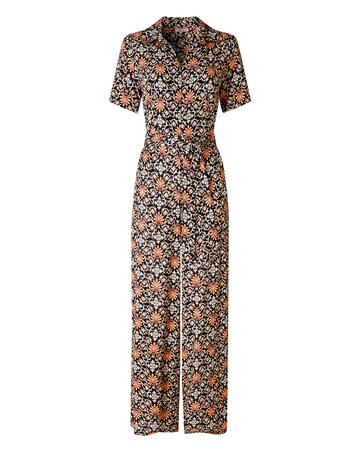 Joe Browns Petite Josie Short Sleeve Zip Front Jumpsuit