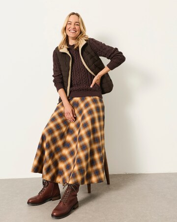 Fatface Freya Check Midi